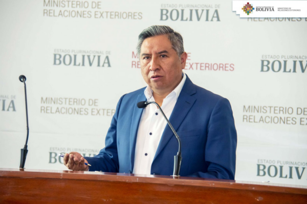 Rogelio Mayta Canciller de Bolivia