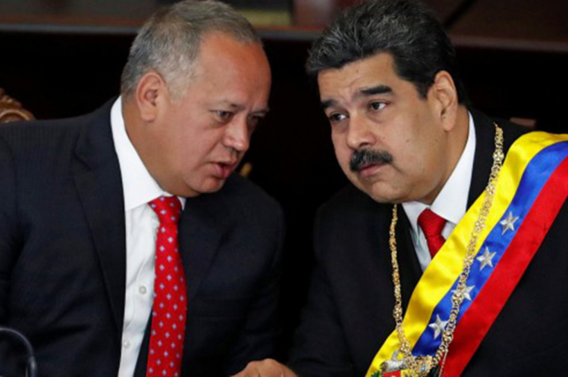 diosdado cabello y nicolas maduro