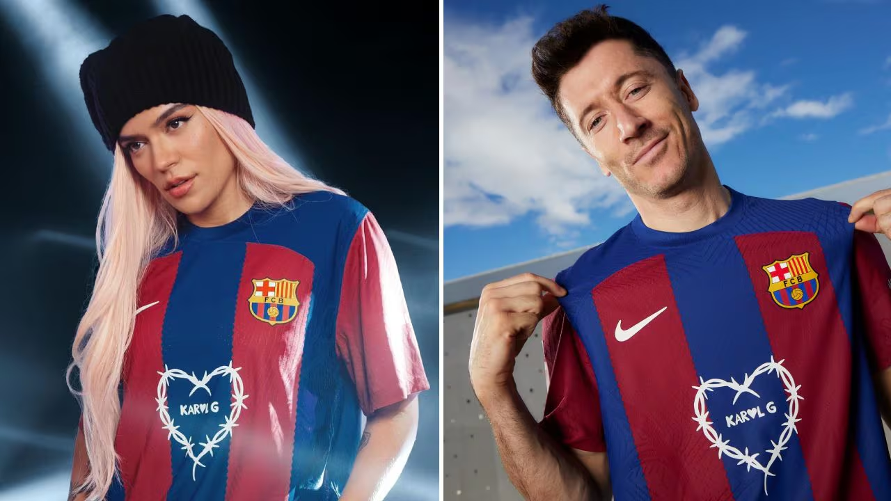 El Barcelona lucirá el logo de Karol G en su camiseta