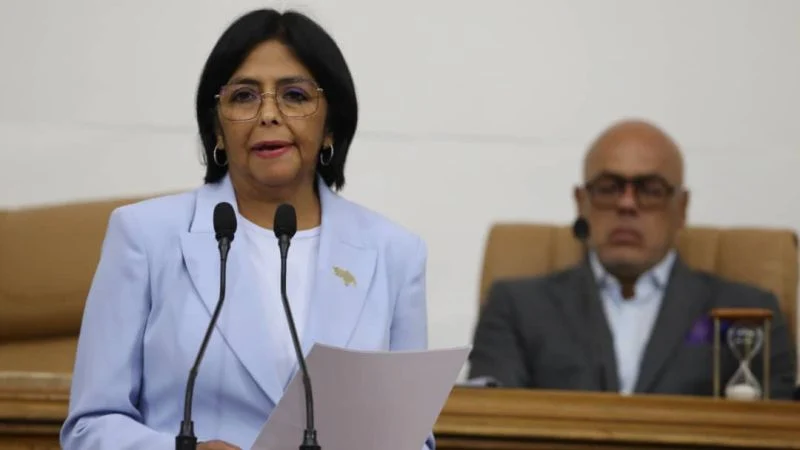 Delcy Rodríguez Ley Contra el Fascismo
