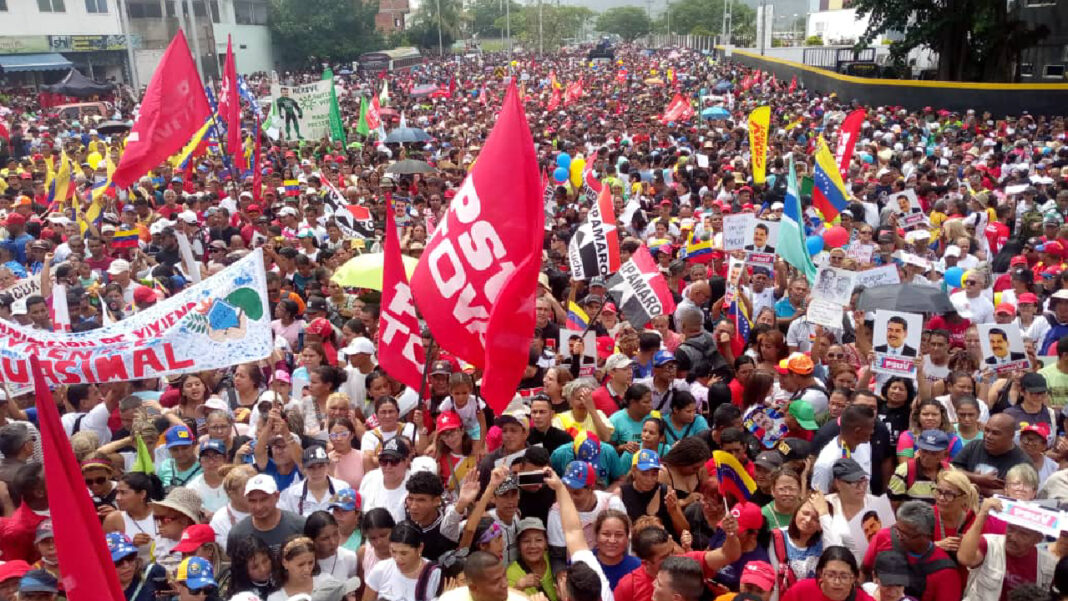 Oficialismo también realiza acto en La Victoria, Aragua
