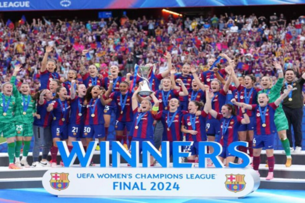 Barcelona femenino logra su tercera Champions de la mano de Aitana y Alexia