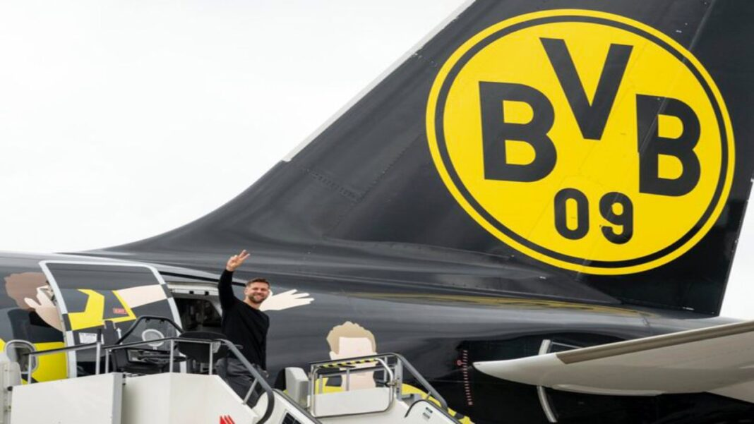 Borussia Dortmund aterrizó en Londres