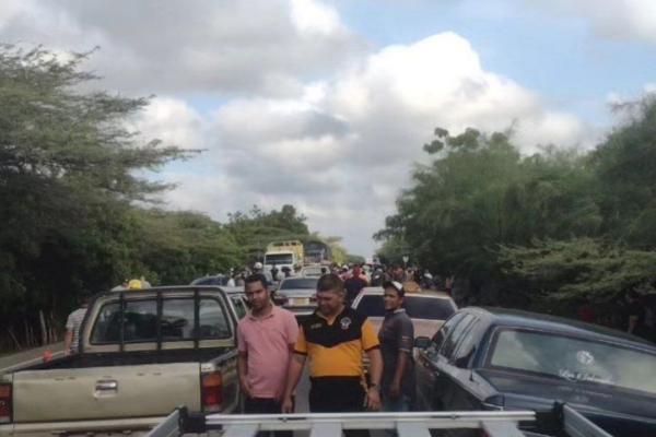 Protestas en Paraguanchon