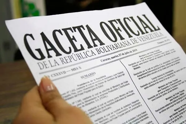 Gaceta Oficial Extraordinaria