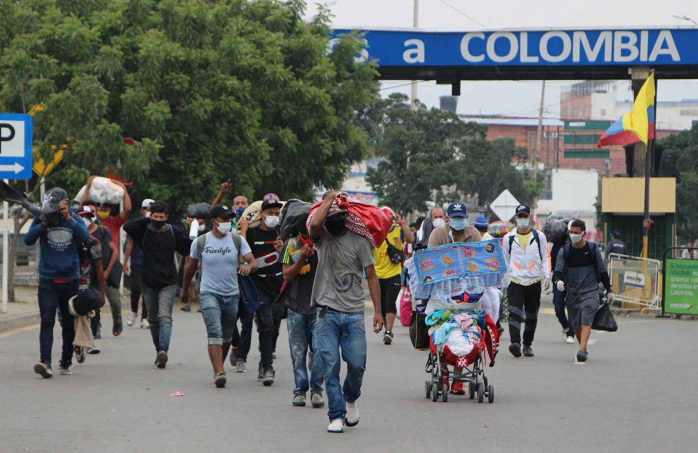 Colombia migrantes venezolanos