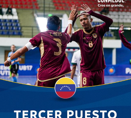 Tercer lugar de la Vinotinto Futsal