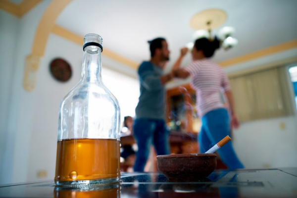 violencia por efectos del alcohol