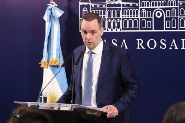 Portavoz del gobierno argentino | Miguel Adorni