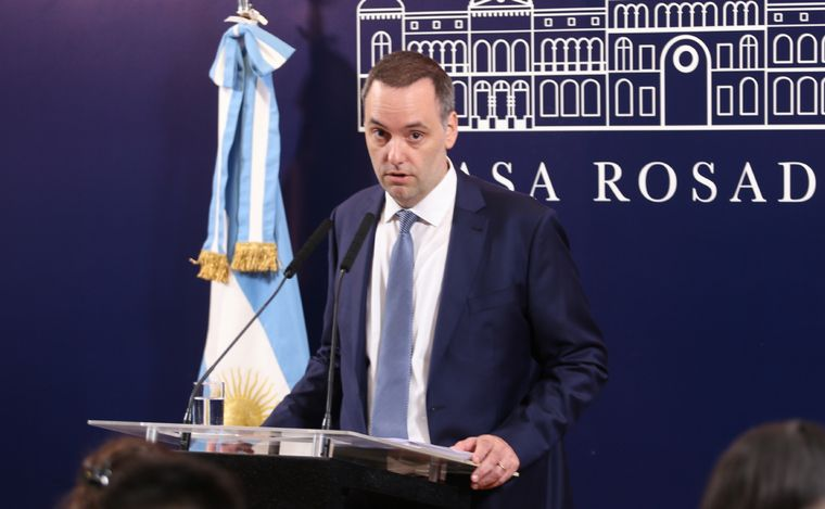 Portavoz del gobierno argentino | Miguel Adorni