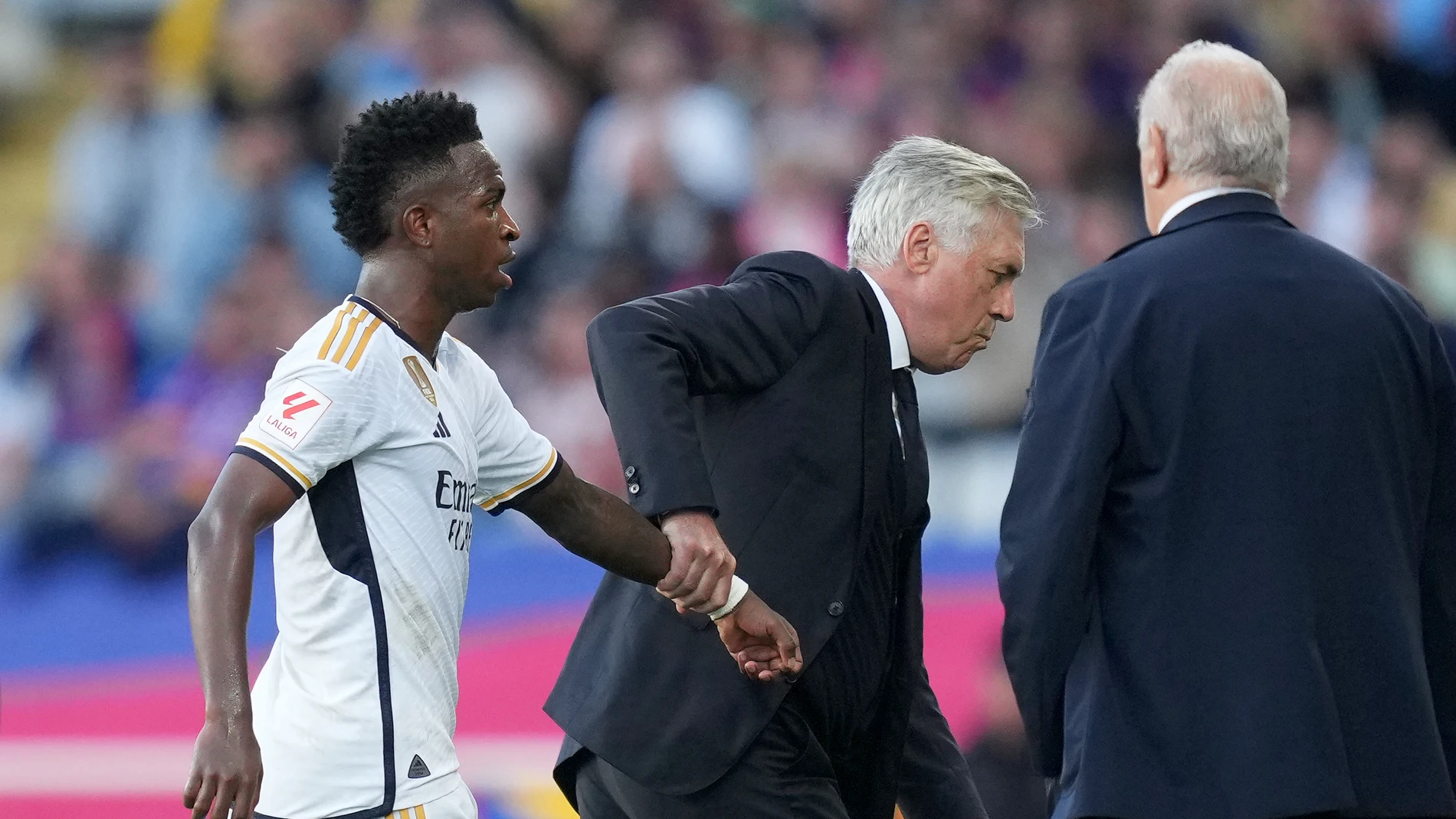 Ancelotti y Vinícius