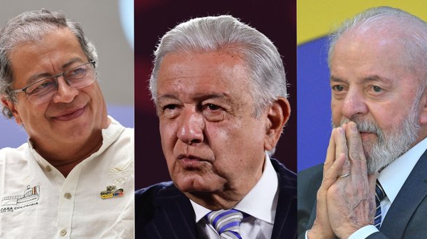 Presidentes de Brasil, Colombia y México