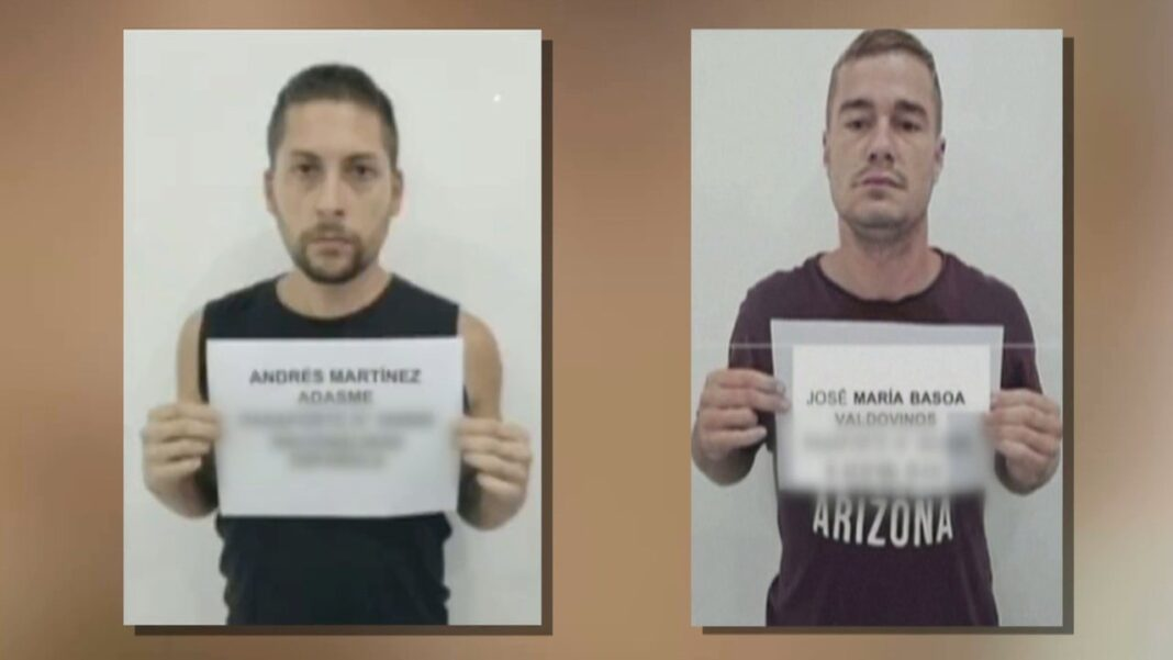 los 2 españoles detenidos