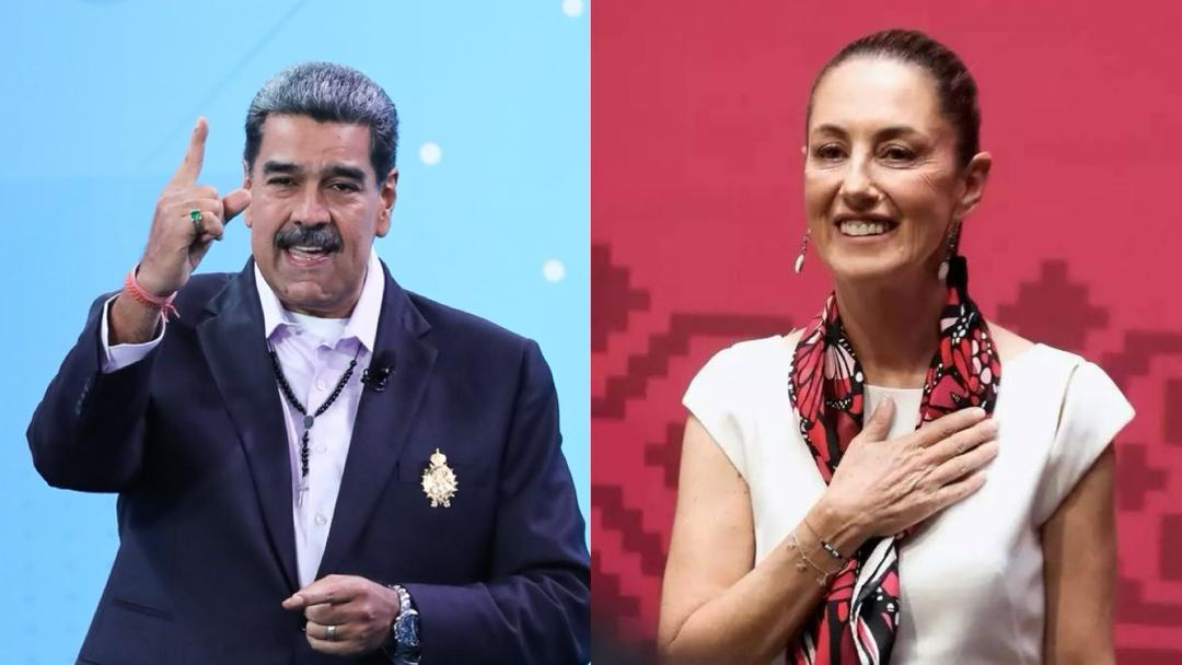 Maduro y Claudia Sheinbaum