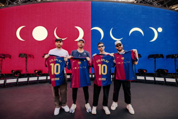 Barcelona masculino y femenino lucirán emblema de Coldplay en sus camisetas