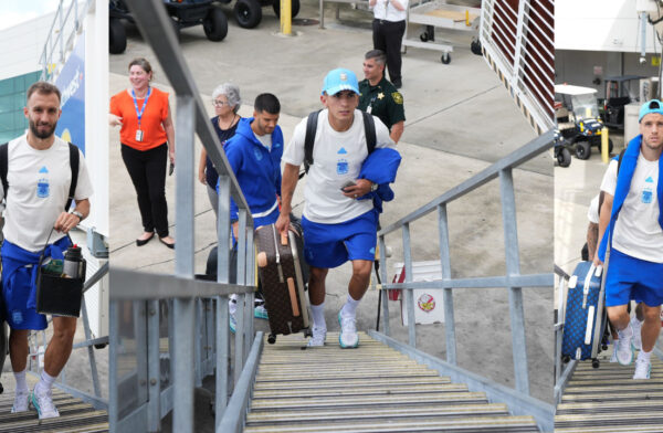 Argentina parte de Miami rumbo a Venezuela antes de la llegada de Milton