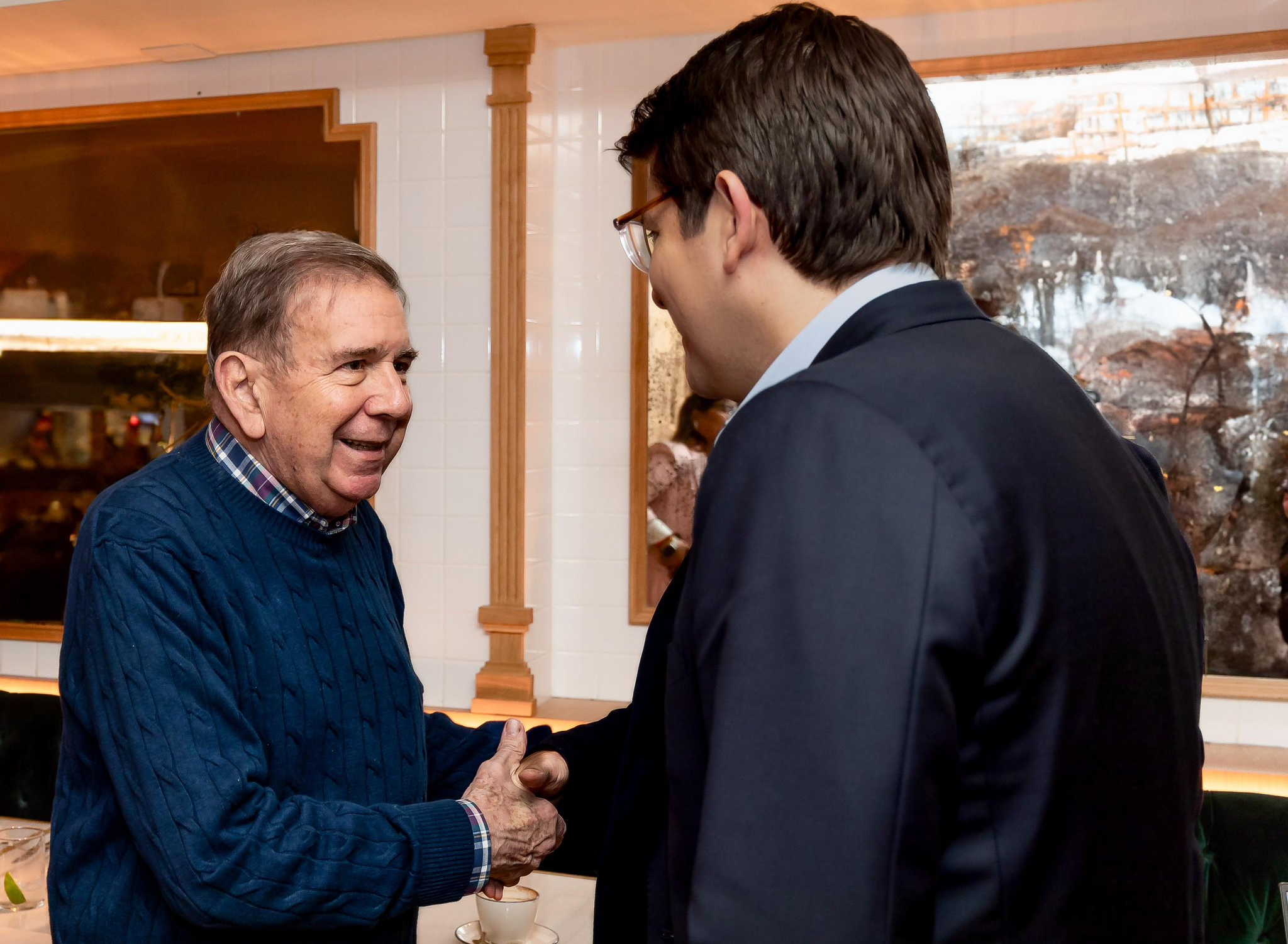 senador colombiano, Miguel Uribe Turbay y Edmundo Gonzáles