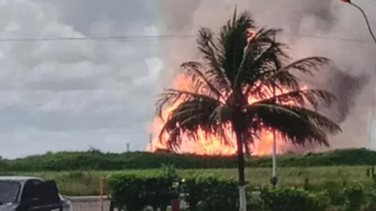 PDVSA reporta cinco heridos por incendio en el complejo Muscar de Monagas