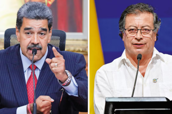 Nicolás Maduro y Gustavo Petro