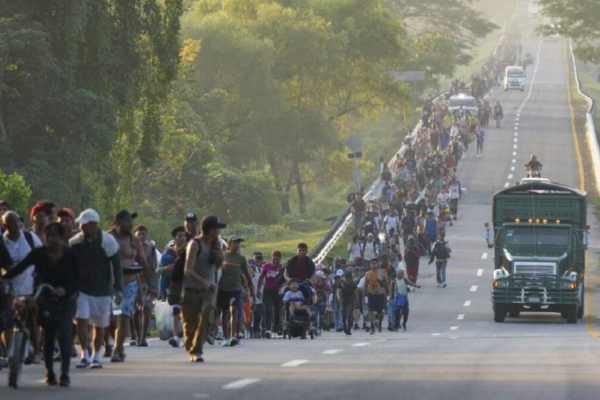 Migrantes temen quedar atrapados en la frontera sur de México tras victoria de Trump