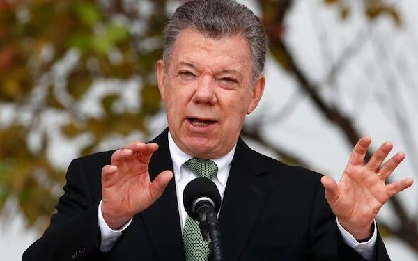 Expresidente colombiano Juan Manuel Santos