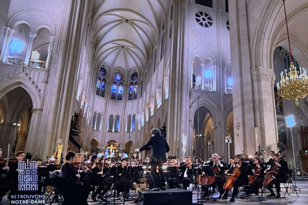 Gustavo Dudamel brilló en la reapertura de la catedral de Notre Dame