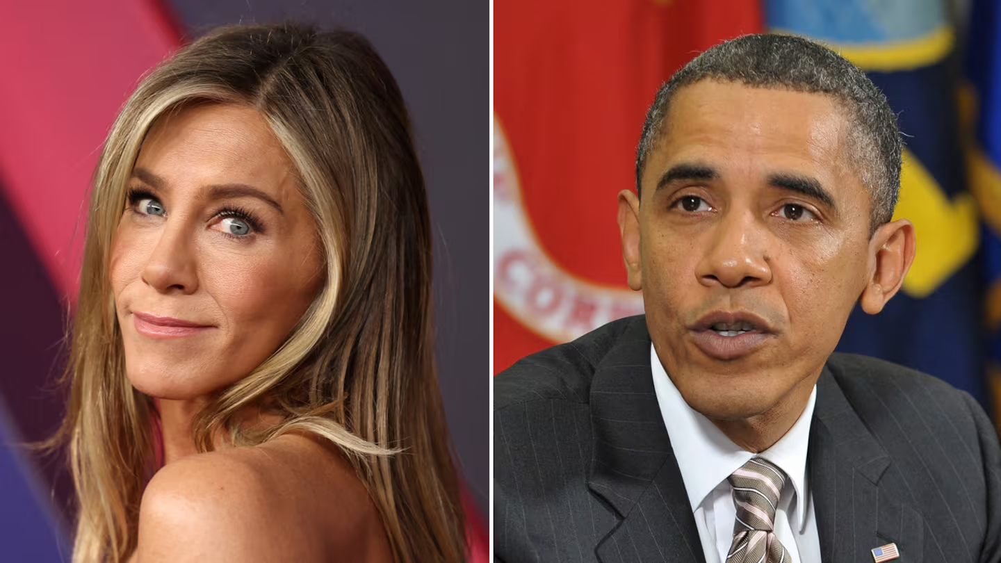 Jennifer Aniston desmiente rumores de romance con Barack Obama