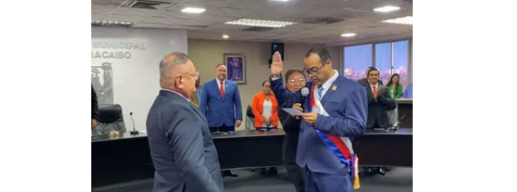 Omar Molina asume la presidencia del Concejo Municipal de Maracaibo