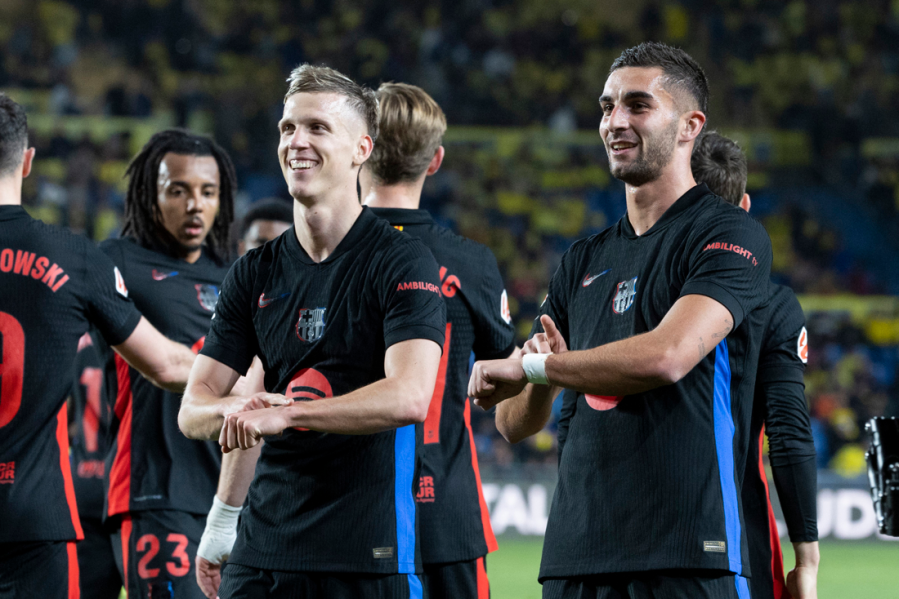 Barcelona se mantiene en la cima con goles de Ferran y Dani Olmo