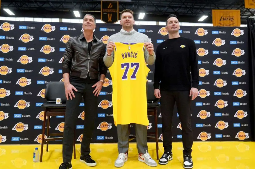 ¡Finalmente! LA Lakers presenta a Luka Doncic