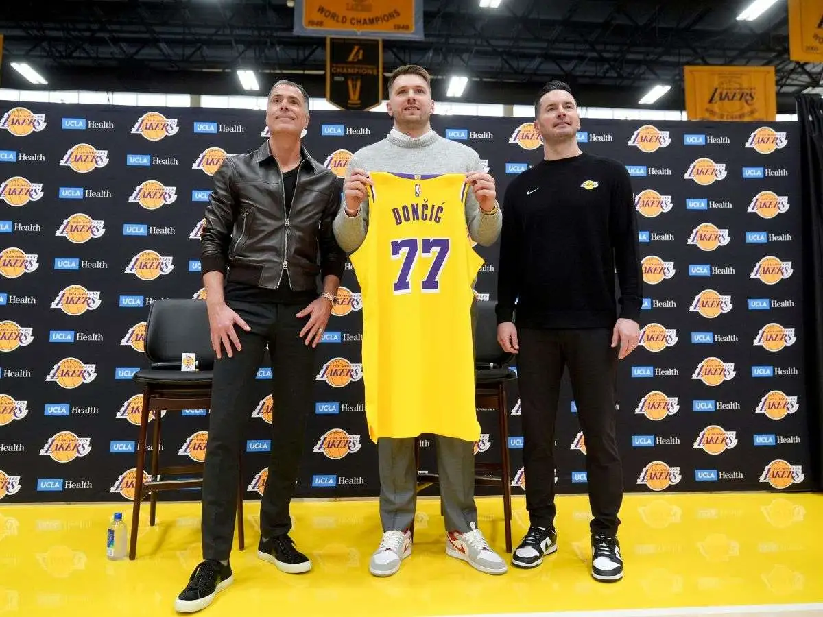 ¡Finalmente! LA Lakers presenta a Luka Doncic