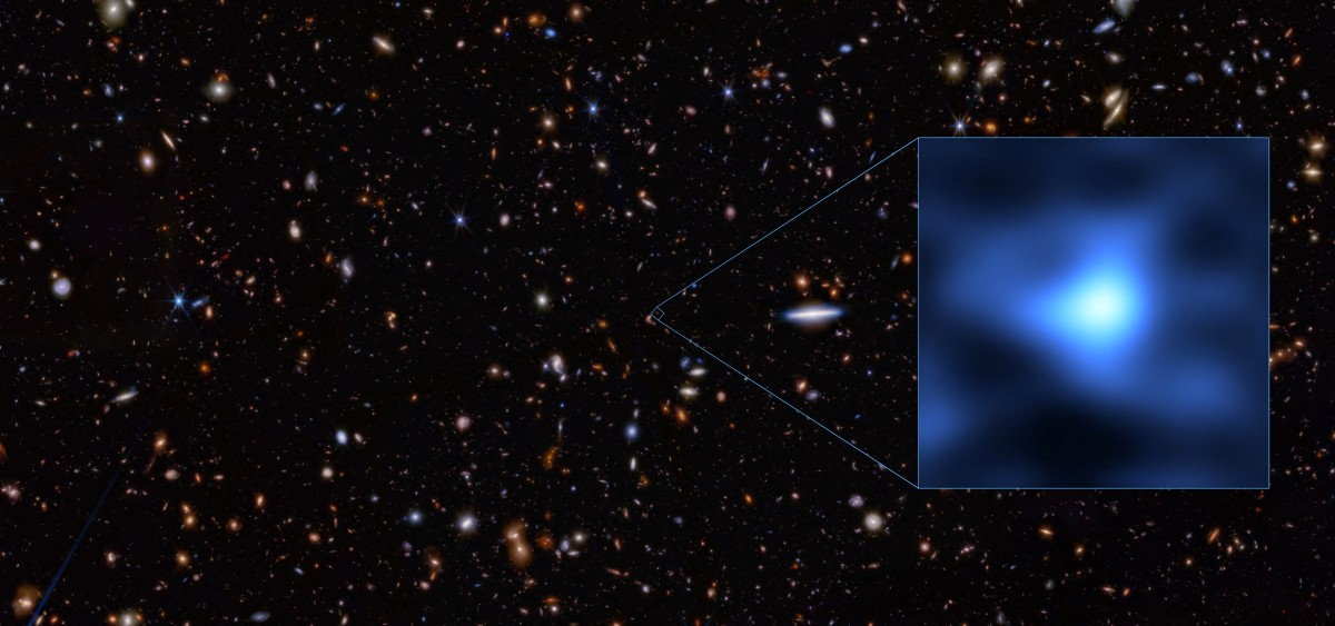 Detectan oxígeno en la galaxia más lejana conocida