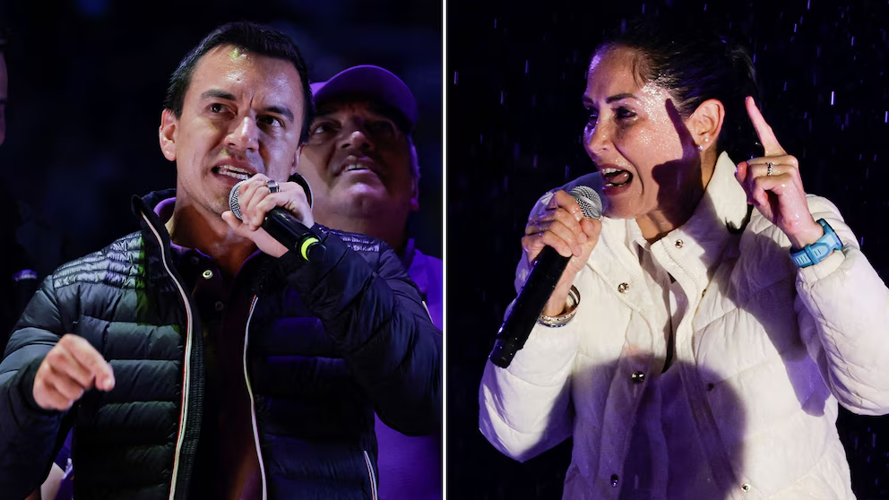 Ecuador elige a su próximo presidente: Noboa vs. González en una contienda decisiva