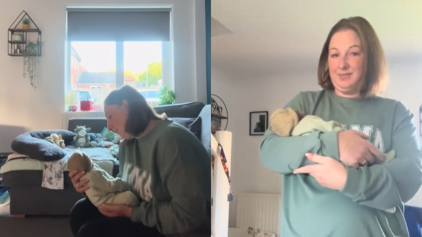 Viral | Su hijo nació muerto y lo cuidó varios días como si estuviera vivo: el caso que conmociona las redes