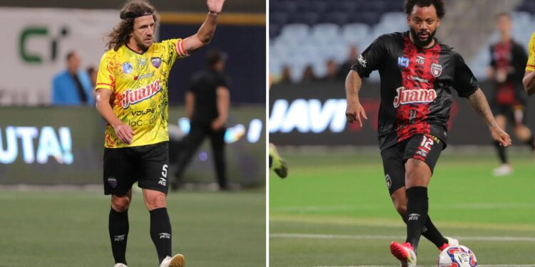 Carles Puyol y Marcelo Vieira inauguraron la Liga Monumental 2025 en Caracas con mensaje a la juventud