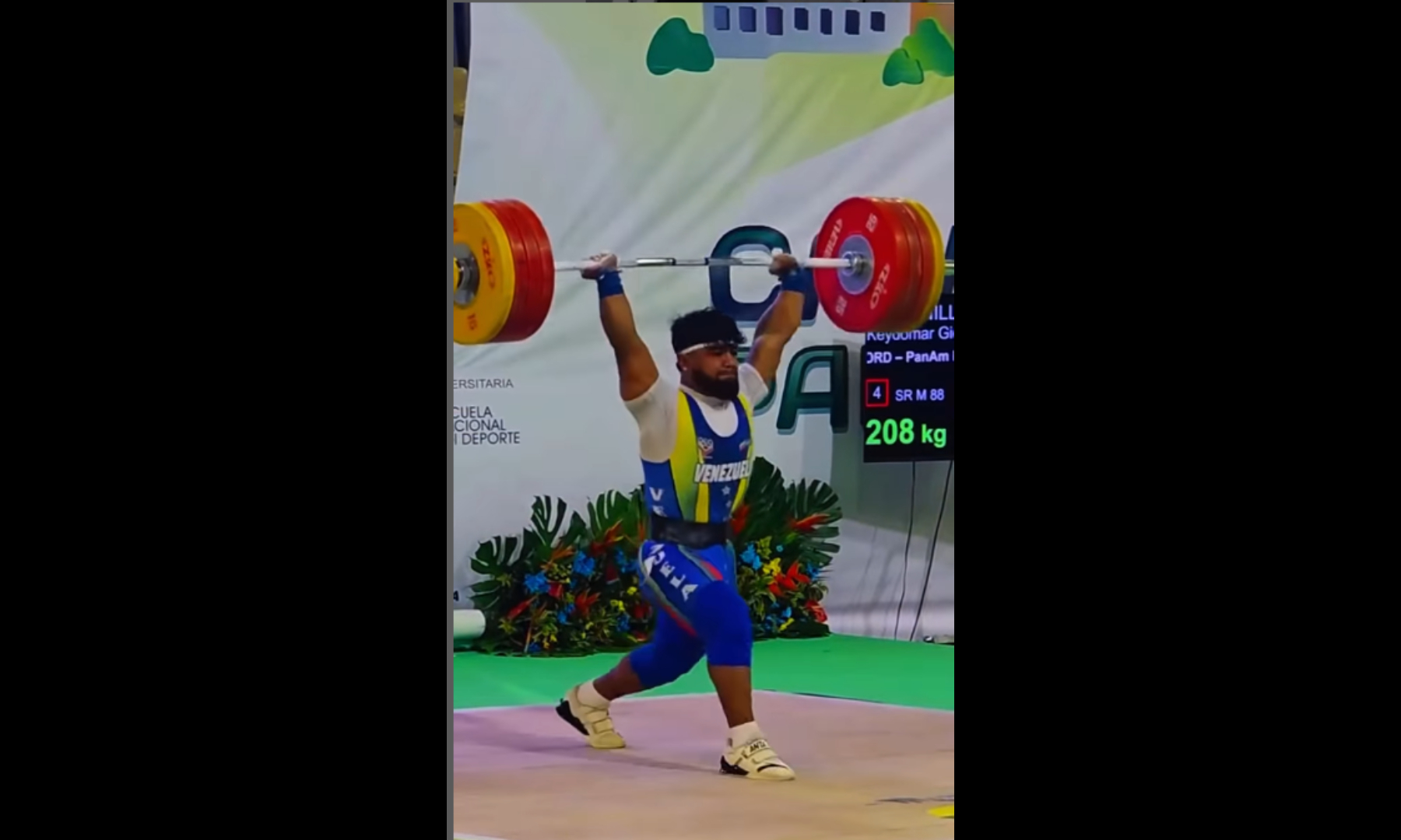 Keydomar Vallenilla impone récord panamericano y se corona campeón en Cali 2025