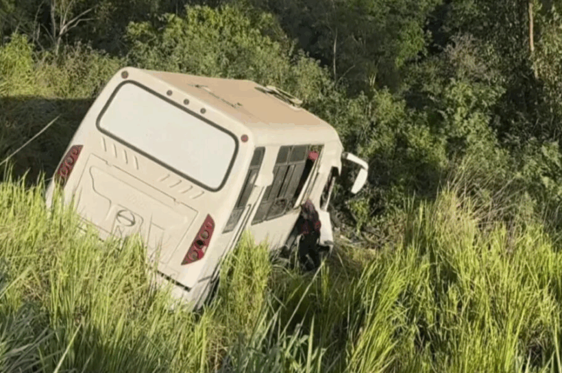 Accidente en la bajada de Tazón deja 29 heridos tras fallas en autobús de la GNB